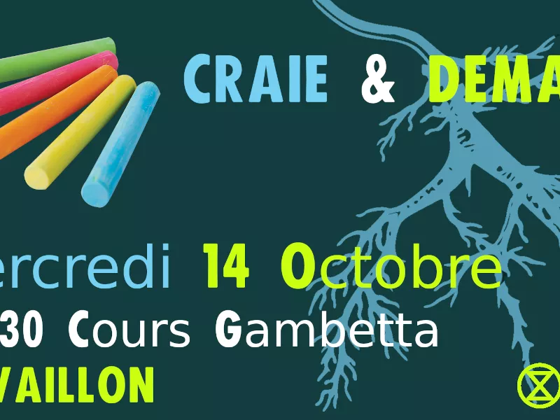 Flyer : Action Craie & Demain